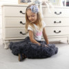 Cross -border INS style Exit Europe and the United States Super soft tie ten -color soft yarn child waist skirt TUTU skirt