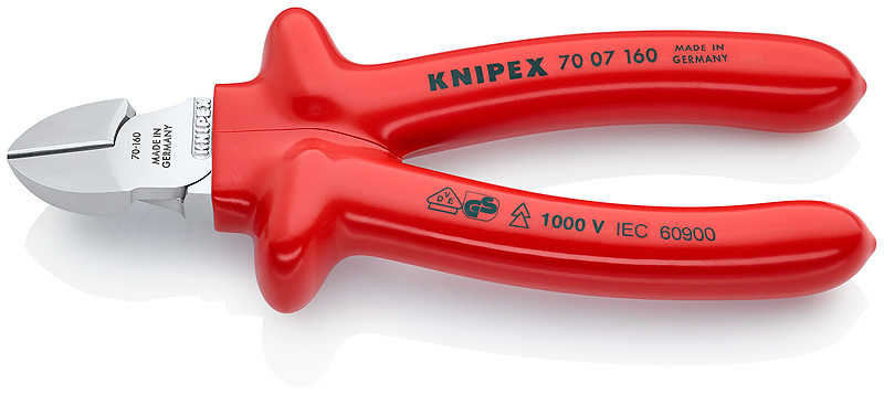 德国 KNIPEX 凯尼派克 70 07 160 电工斜口钳