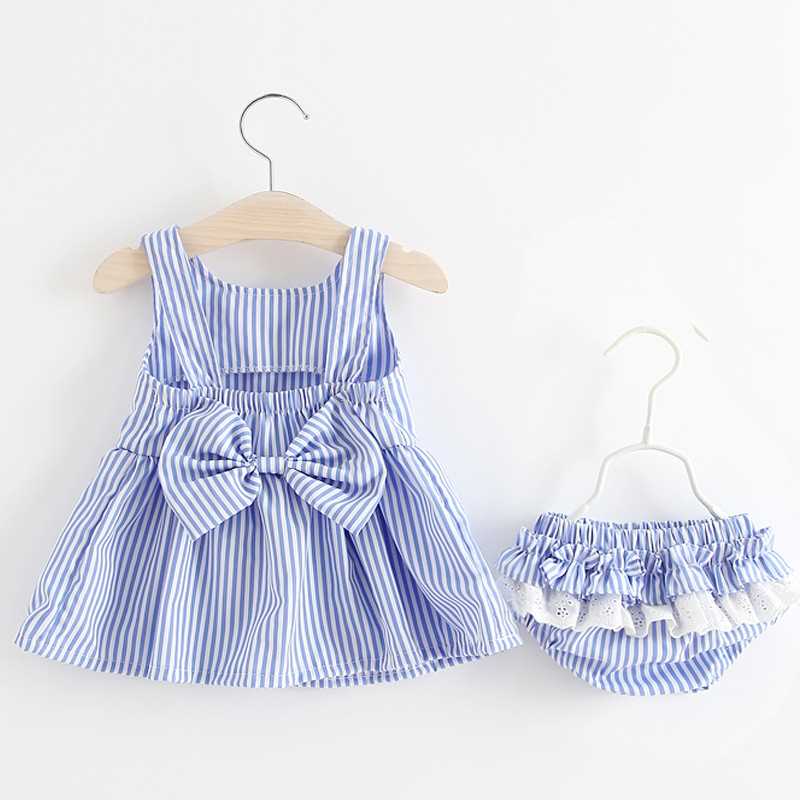 Kids Baby Girls Summer Rainbow Sling Dress Sleeveless Party Beach Dresses