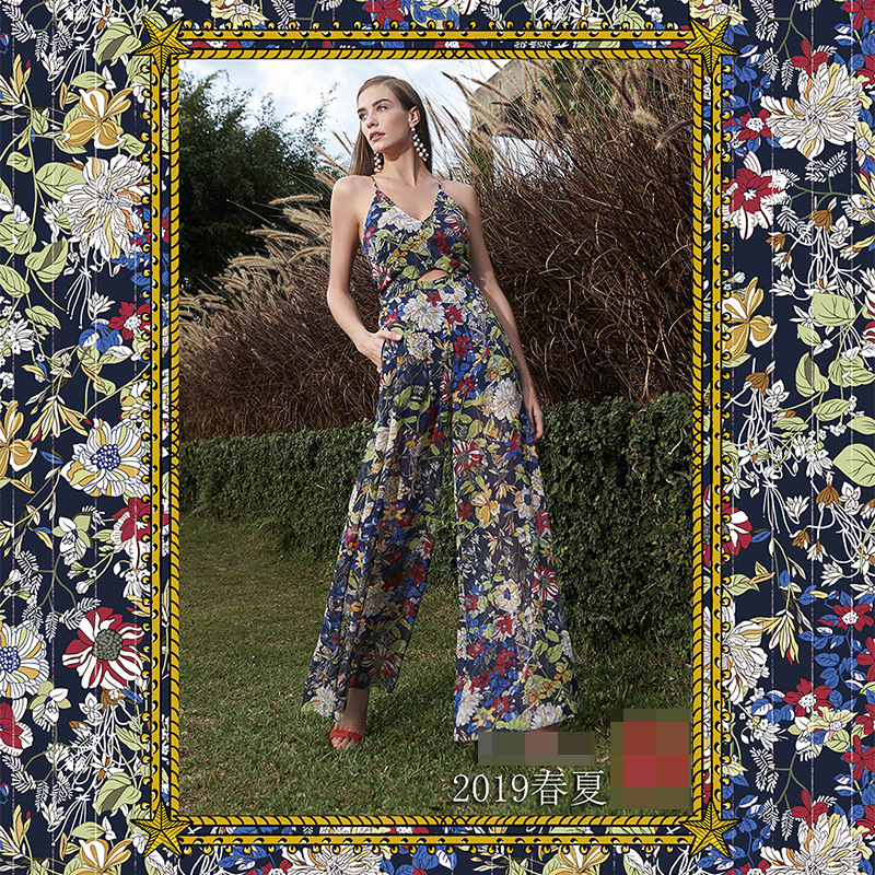 2019春夏 四大时装周印花面料上新