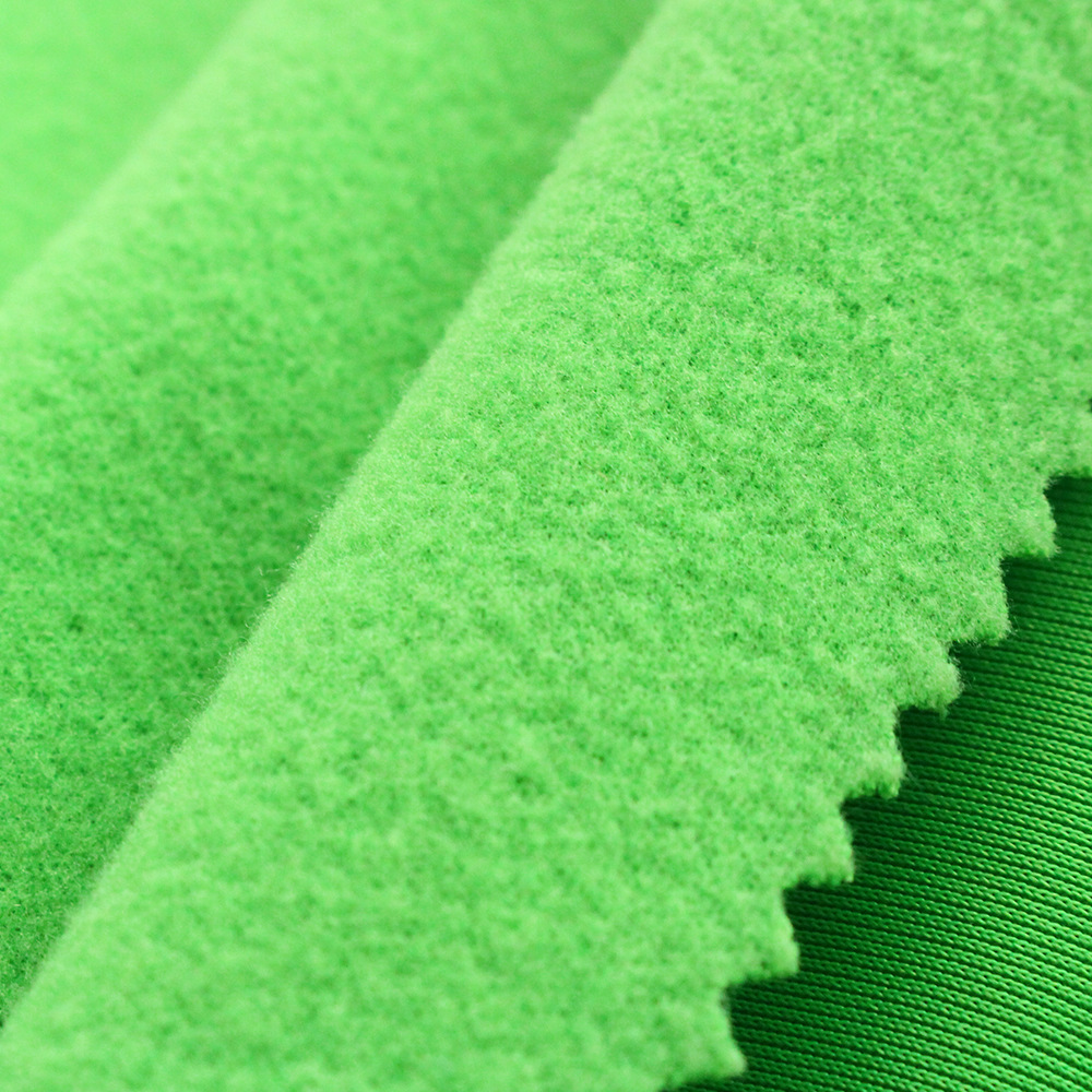 270g金光绒 单面拉毛布 运动服校服面料