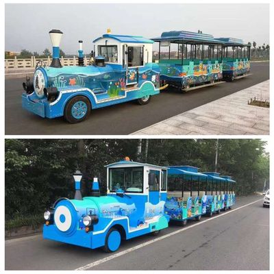 厂家直销定制 景区观光车 摆渡车 游览车 燃油 无轨小火车|ru