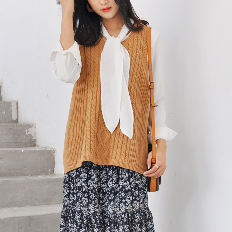 Gilet femme YAN CHUO   en Coton clair - Ref 3317341 Image 4