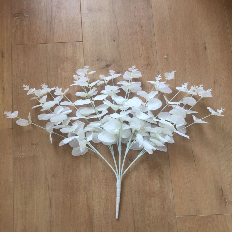 Fábrica directa flor artificial Flor de seda boda decoración del hogar a juego diseño dinero Ye eucalipto flor falsa