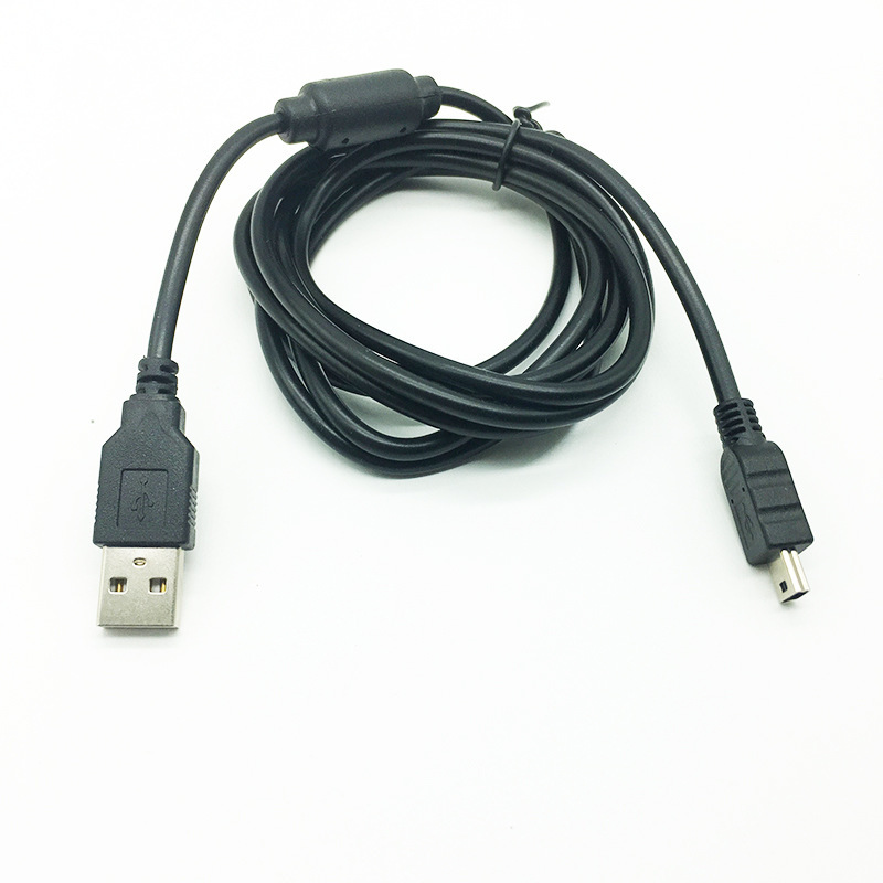 1.8m true magnetic ring anti-interference PS3 game handle charging line USB to Mini 5p game console PS3 data cable 1.8m true magnetic ring anti-interference PS3 game handle charging line USB to Mini 5p game console PS3 data cable