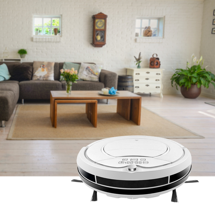 智能扫地机器人 家用自动清扫 预约清扫 自动回充拖地机吸尘器