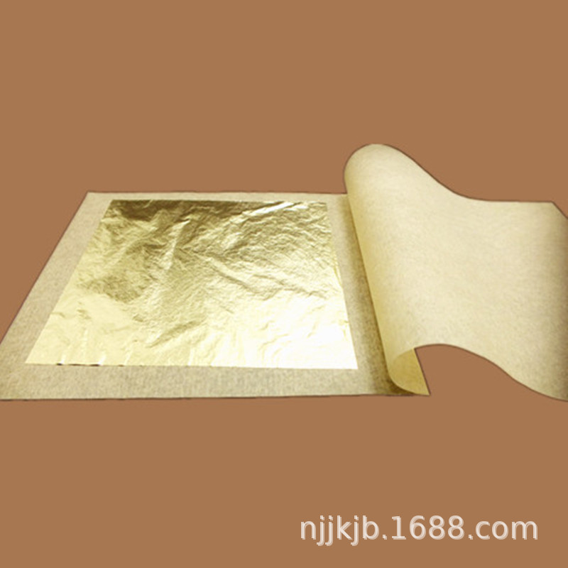 Nanjing direct deal 24k True gold cosmetology food decorate Gold foil Buddha statue Gold foil 9.33cm 98 gold foil