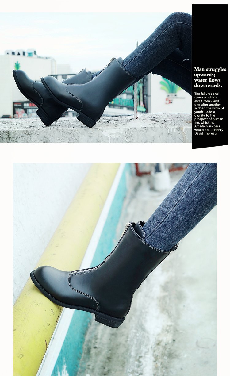 Bottes femme en PU artificiel - Ref 3355820 Image 18