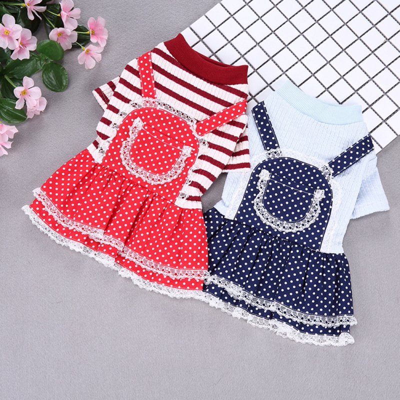 2019新款狗狗衣服秋冬天款批發裙子保暖泰迪法鬥寵物衣服壹件代發