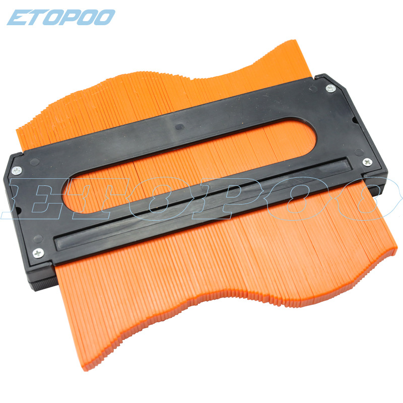 HUOTO 120mm塑料轮廓规 轮廓尺 弧面尺 仿形规