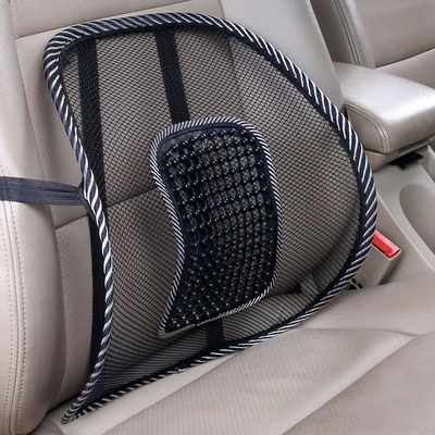 Thick steel wire leather nail lumbar support, four-season car cushion, cool massage cushion, health care lumbar cushion, car massage lumbar support