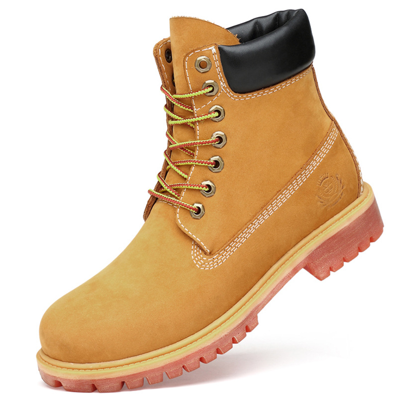 New style outdoor men's boots first laye...