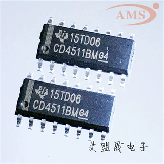 CD4511BM CD4511 SOP16贴片CMOS制程/锁存器/译码驱动器 全新现货