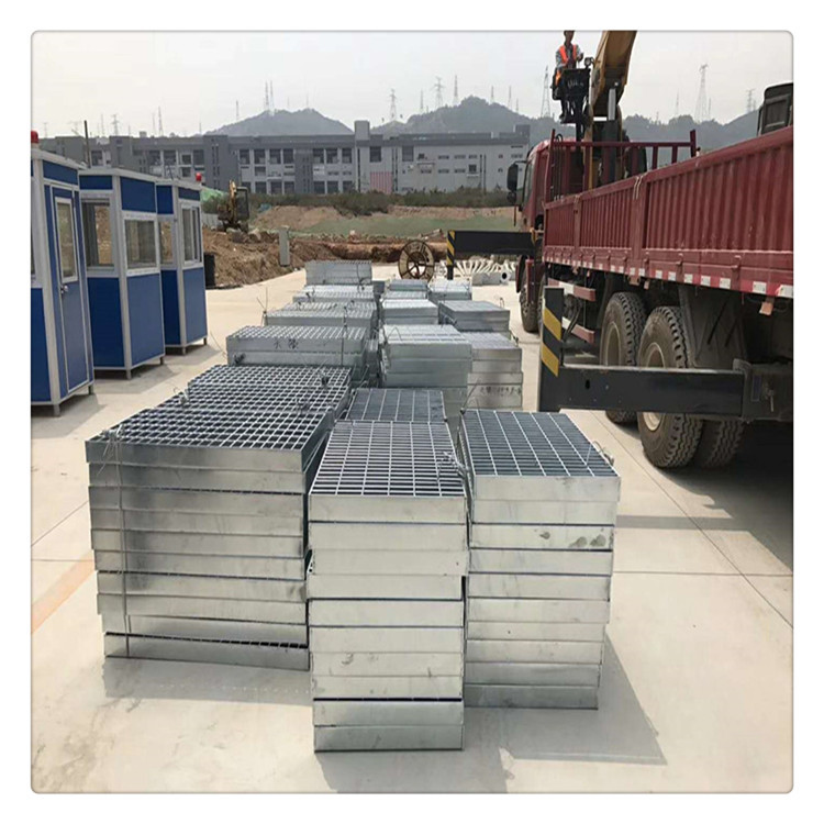 热浸锌钢格栅盖板 格栅板 踏步板 沟盖板 镀锌钢格板