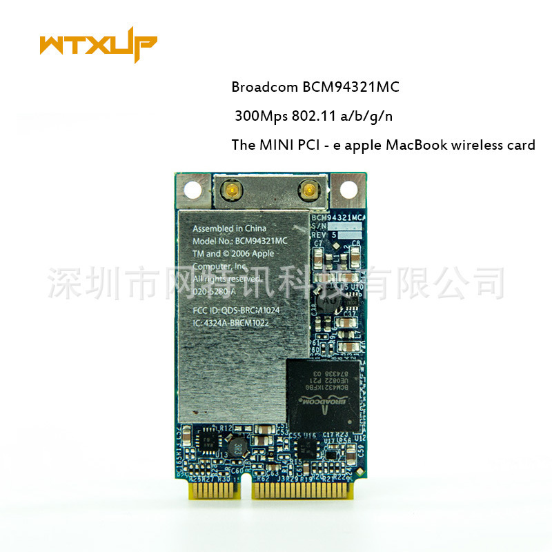 BCM94321MC MACBOOK PRO A1181 A1260 A1226 wireless network card dual-band MAC drive-free BCM94321MC MACBOOK PRO A1181 A1260 A1226 wireless network card dual-band MAC drive-free