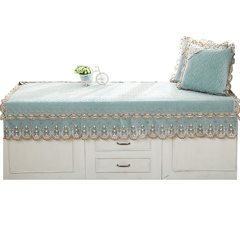 阳台垫子飘窗垫欧式定做窗台垫卧室飘窗榻榻米卡座坐垫加厚可机洗|ru