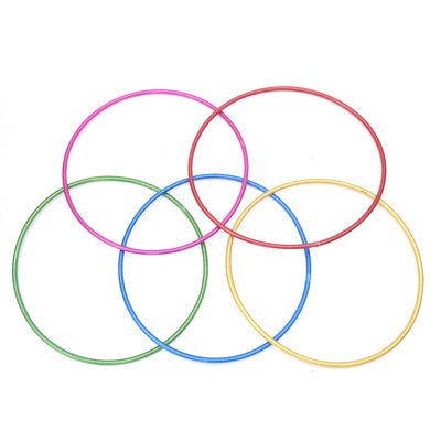 1.6单色镭射呼啦圈幼儿园儿童小学生早操舞蹈表演七彩小体操圈