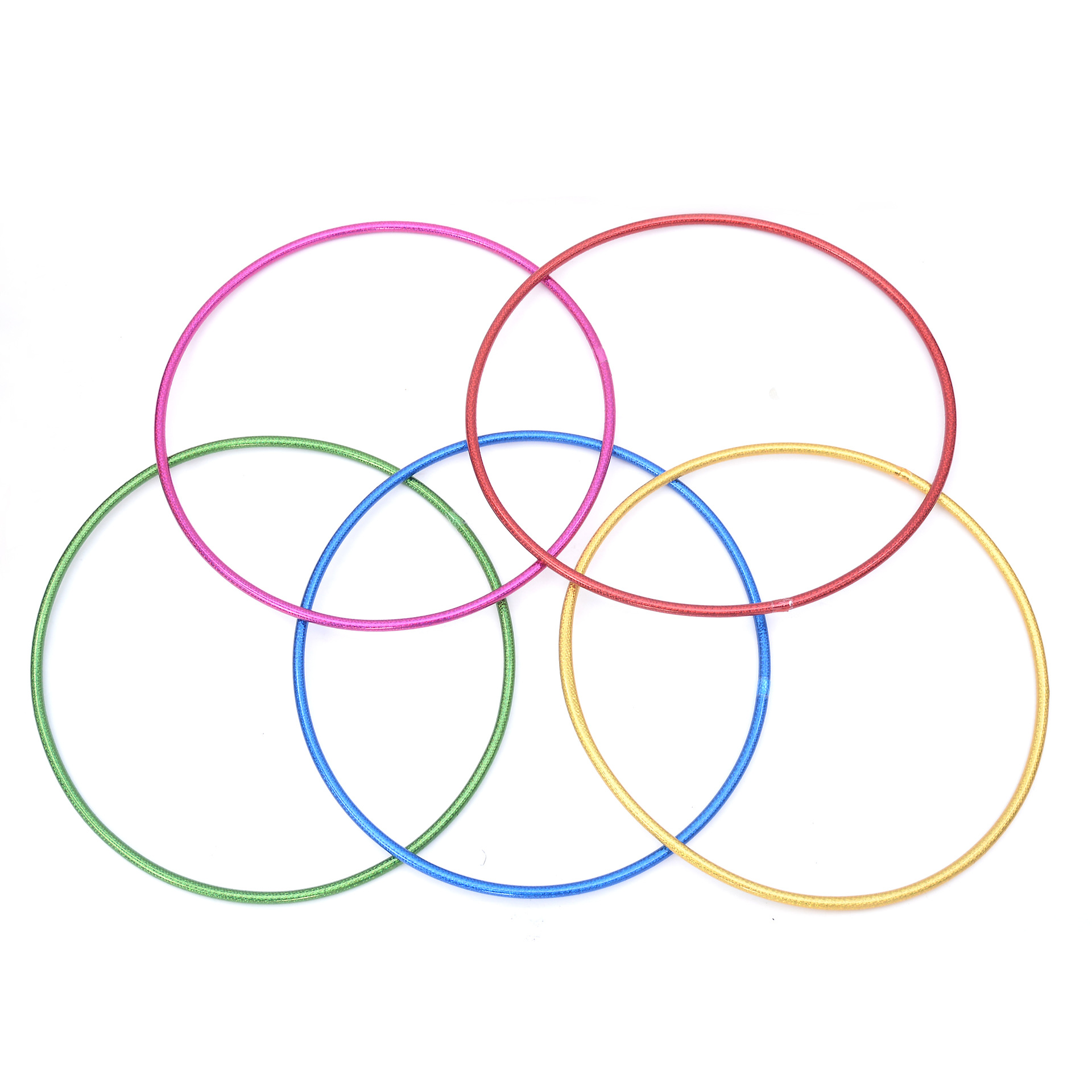 1.6单色镭射呼啦圈幼儿园儿童小学生早操舞蹈表演七彩小体操圈