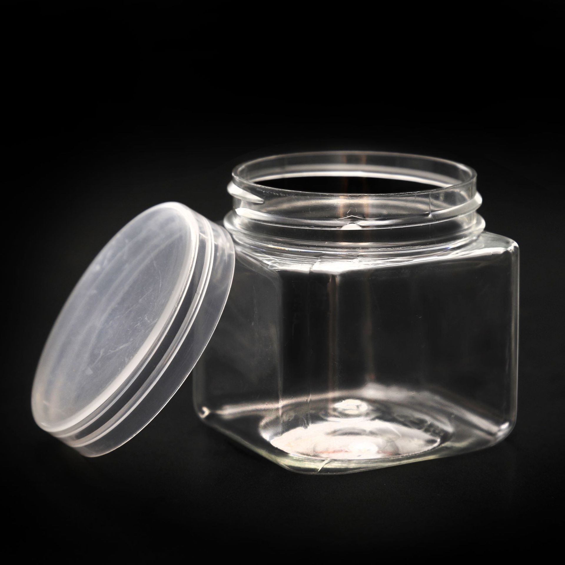 现货供应 55-2四方瓶130ml塑料糖果瓶水晶泥轻粘土假水海绵宝宝瓶