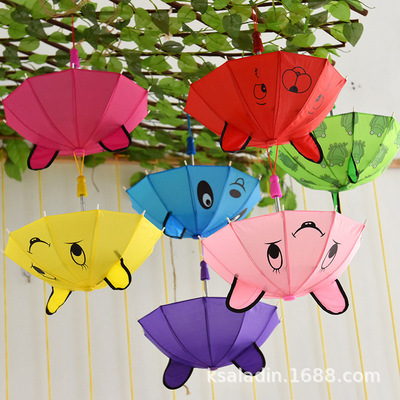 wholesale Mini Cartoon children Small umbrella animal Ears Craft umbrella Dance Umbrella prop School decorate