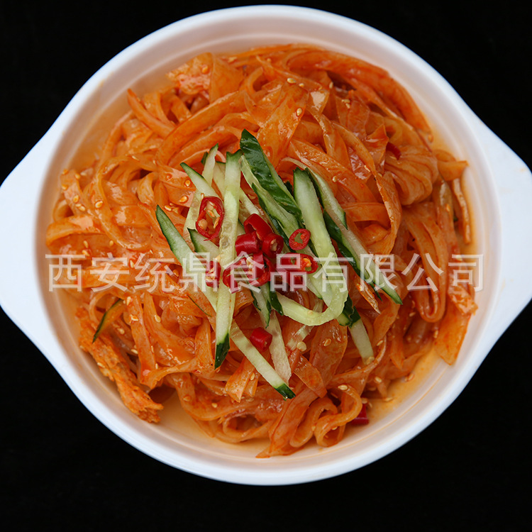 咱门口陕西美食 凉皮 擀面皮酸辣味 295克 劲道