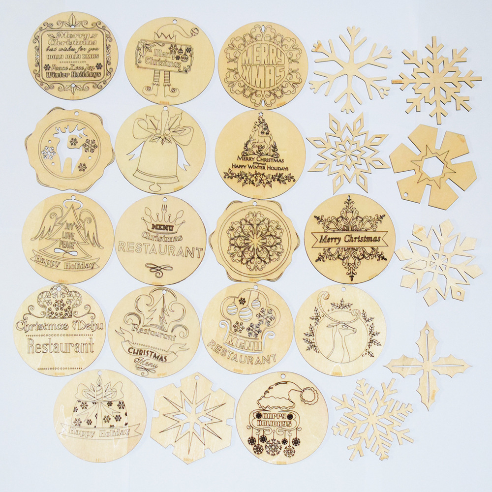 Wooden Christmas decorations