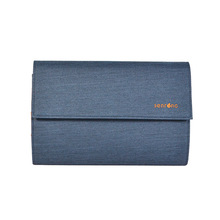 印logo商务名片包牛皮PU卡包  澳洲十字纹证件手账本套缝合護照包