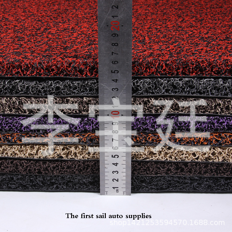 undefined2 centimeter Wire loop door mat 1.8 thickness Wire loop Coil Car foor mat PVC Wire loop Glue Mat Cross border Specifically forundefined