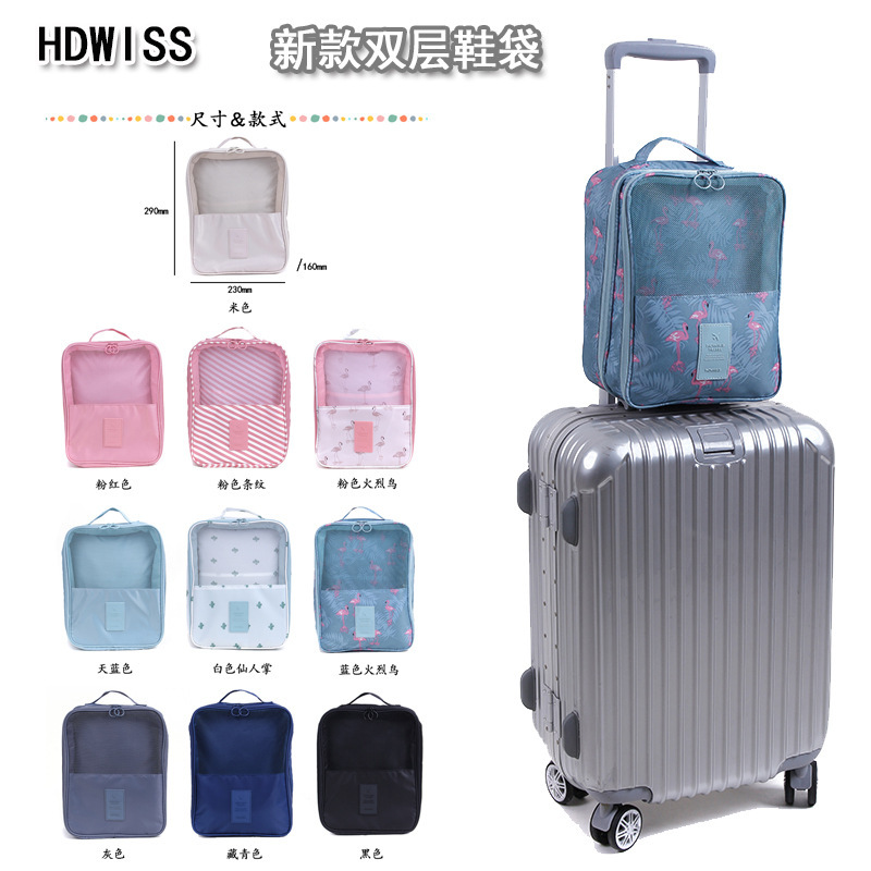 Korean Edition Shoes and boots Storage bag A business travel travel Shoe bag Shoe cabinet Arrangement storage box Home Furnishing new pattern