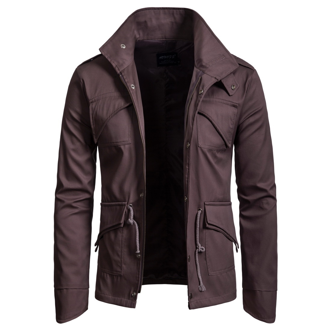 Mens Designer Jacket Solid Color Casual Coat Male Jacket With Pocket