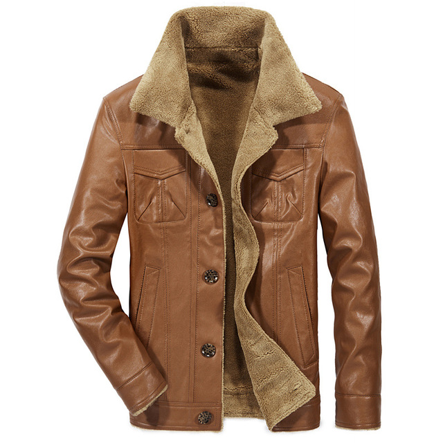 Wholesale men’s fur， plush and thick leather clothes