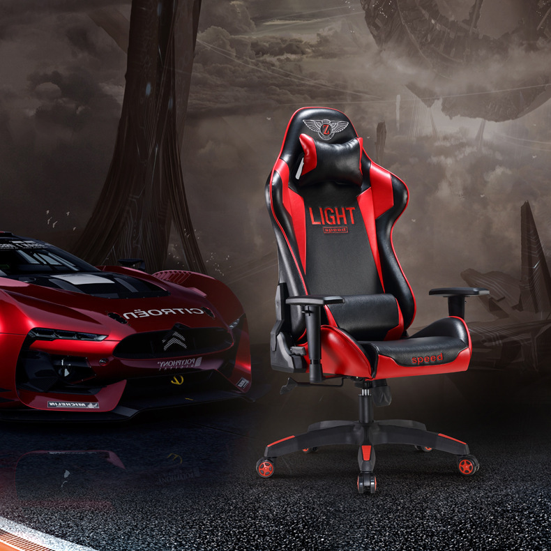 Internet cafe game chair can be reclined home office racing car lifting chair ergonomic space capsule electric sports chair wholesale