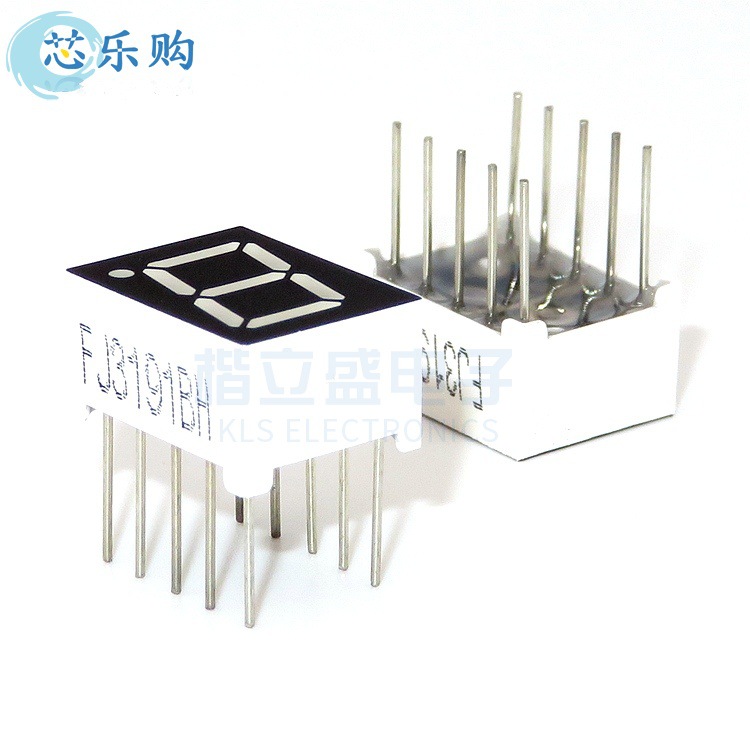 数码管 0.39英寸1位红光高亮 0.39一位共阳红色LED数码管 3191BH