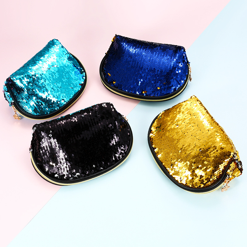 Fashion New Women Clutch Makeup Mermaid Sequins Dinner Bag display picture 6