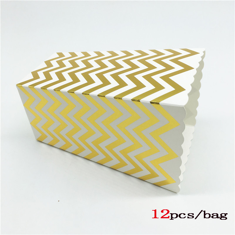 5x7x11.5, 핫 스탬핑 웨이브 패턴, 종이/판지