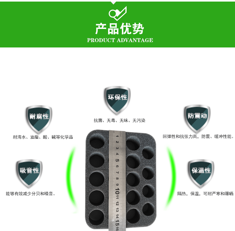 黑色海绵 防震防摔内衬 包装海绵 异形海绵厂家 海绵包装内衬详情9