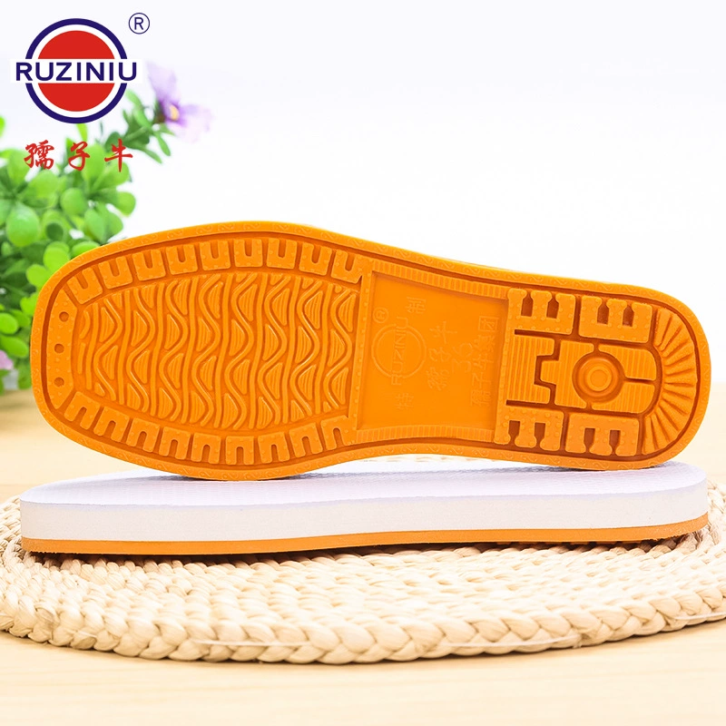 Подошва Ruziniu, нескользящая износостойкая хлопковая подошва ручной работы, обувь на крючке, шерстяные тапочки, низ, твердая ГОВЯЖЬЯ подошва