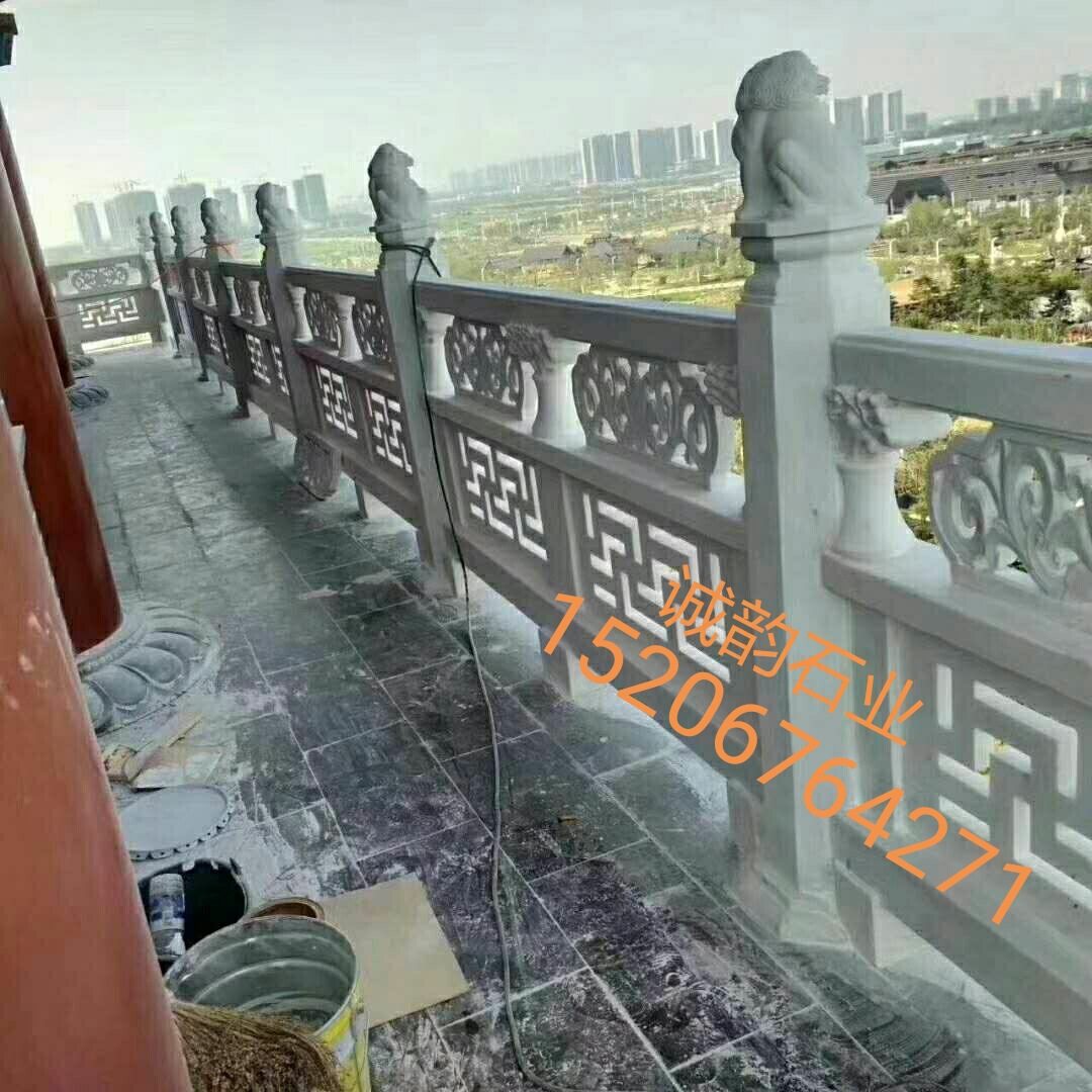 石材栏杆图片大全 石雕栏板图片及价格 石材护栏制作厂家 石栏杆-阿里巴巴
