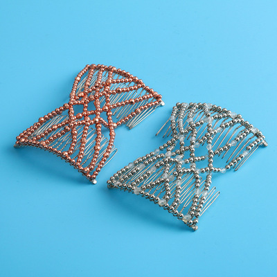 ordinary No.2 Elastic force Insert comb Magic Flaxen Hair multi-function Amazing Combs bow Hairpin Europe and America Card issuance