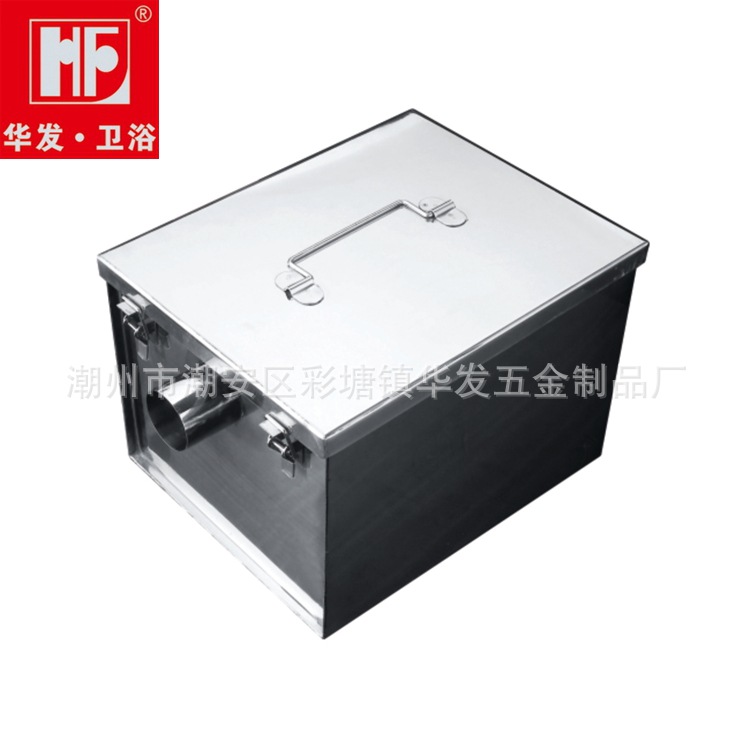 厂家直销  厨房油水分离器不锈钢  隔油器过油器厨用设备 可定制|ru