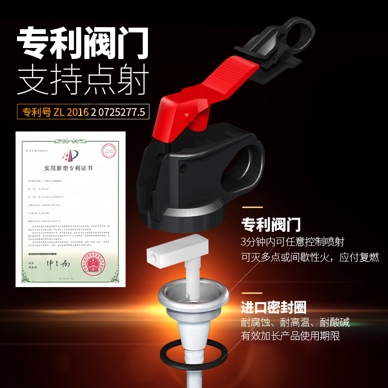 火焰戰(zhàn)士車載滅火器汽車用小型便攜家用小車轎車干粉消防器材年檢