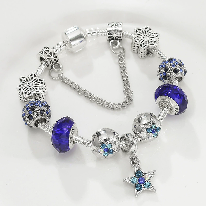 Стильная серебряная металлическая серебряная bracelet, украшение, аксессуар, 2018 год, тренд сезона, европейский стиль