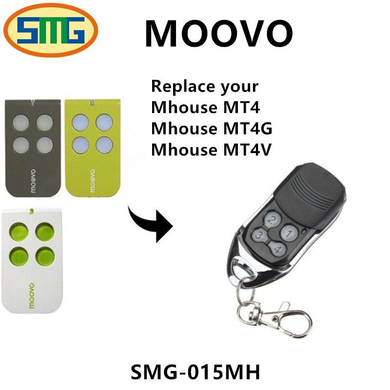 SMG-015 兼容国外 Moovo 国外车库门遥控器 发射器 发射手柄