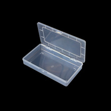 长方形透明PP空盒五金工具收纳盒文具包装小饰品盒子