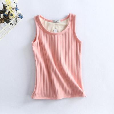 工厂直销冬季保暖背心女加厚加绒打底衫贴身无袖内衣大码一件代发|ms