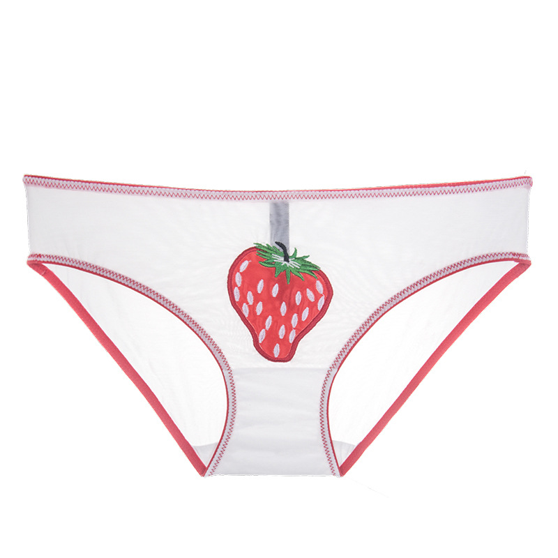 New pineapple strawberry embroidery sexy underwear  NSWM23039