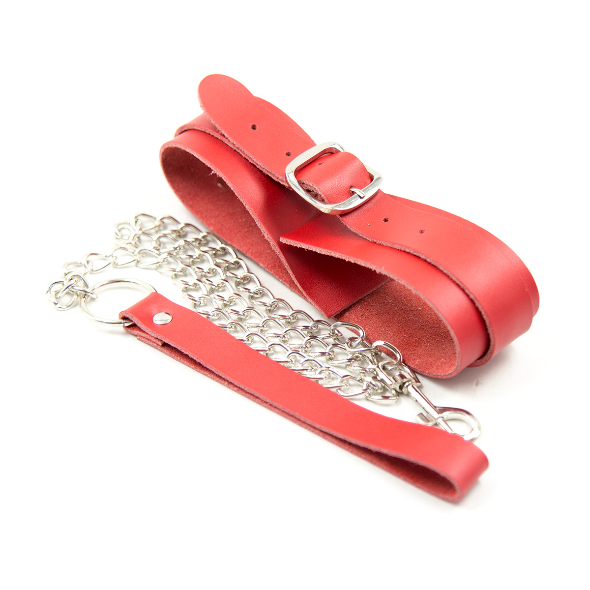 Productos novedosos para adultos al por mayor: collares de cuero, correas para perros, cadenas de tracción, collares para perros, anillos para el cuello, cadenas para el cuello.