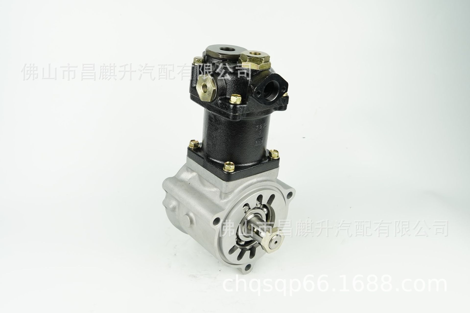 广汽进口原装日野EF750空气压缩机空压机打气机打气泵总成 台湾件