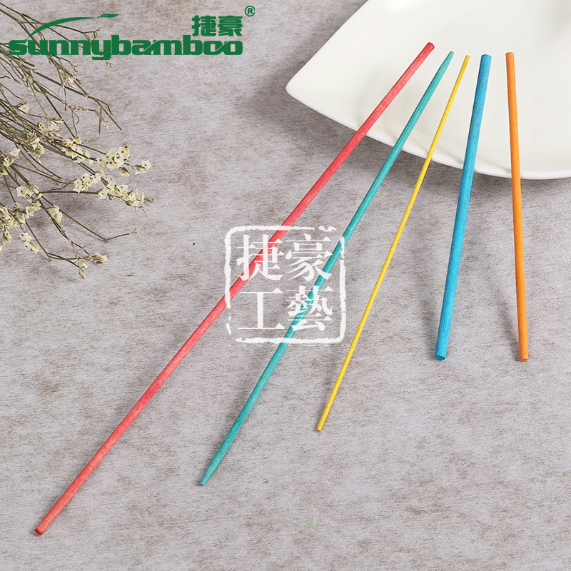 木质工艺多种规格彩色木棒美妆美容棒指甲美甲清洁棒可定制批发详情图8