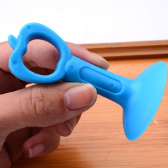Extended Self-adhesive Non-punching Silicone Door Stop Quiet Plastic Rubber Handle Bathroom Toilet Anti-Collision Door Top